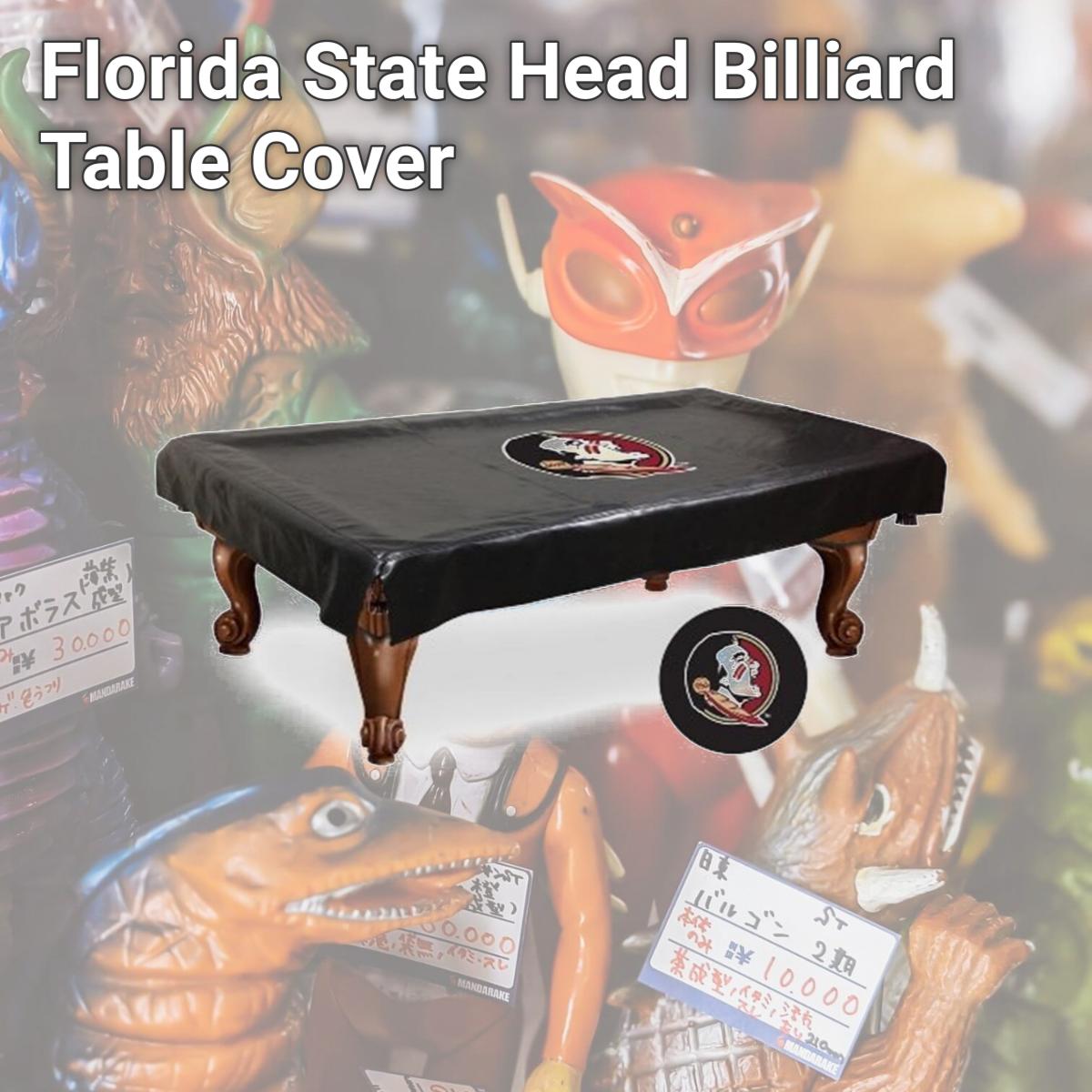 Picture of Holland Bar Stool BCV9FSU-HD Florida State Head Billiard Table Cover