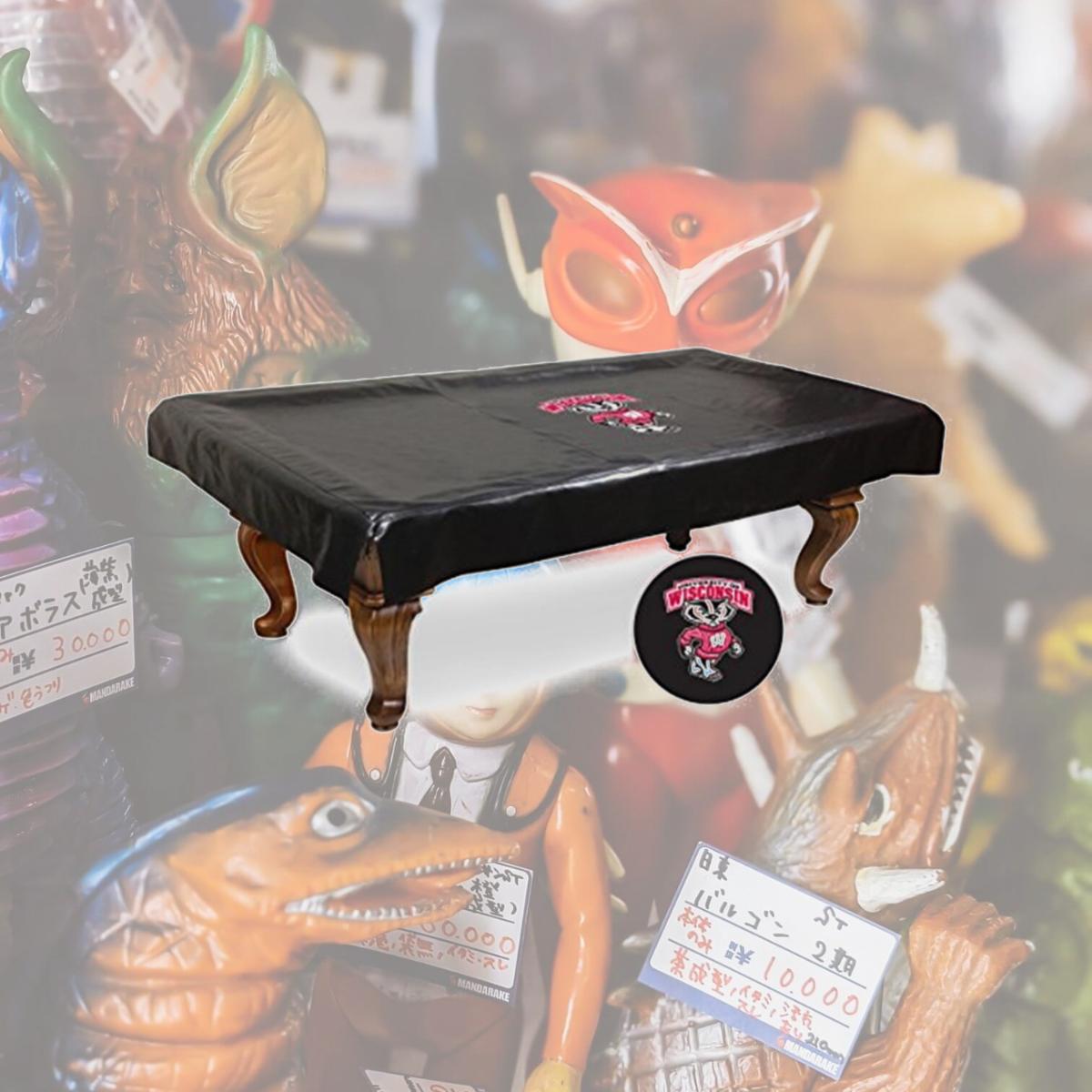 Picture of Holland Bar Stool BCV7WI-Bdg Wisconsin Badger Billiard Table Cover