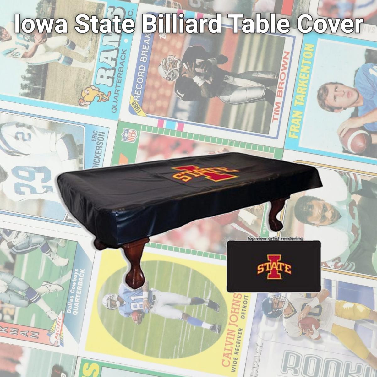 Picture of Holland Bar Stool BCV8IowaSt Iowa State Billiard Table Cover