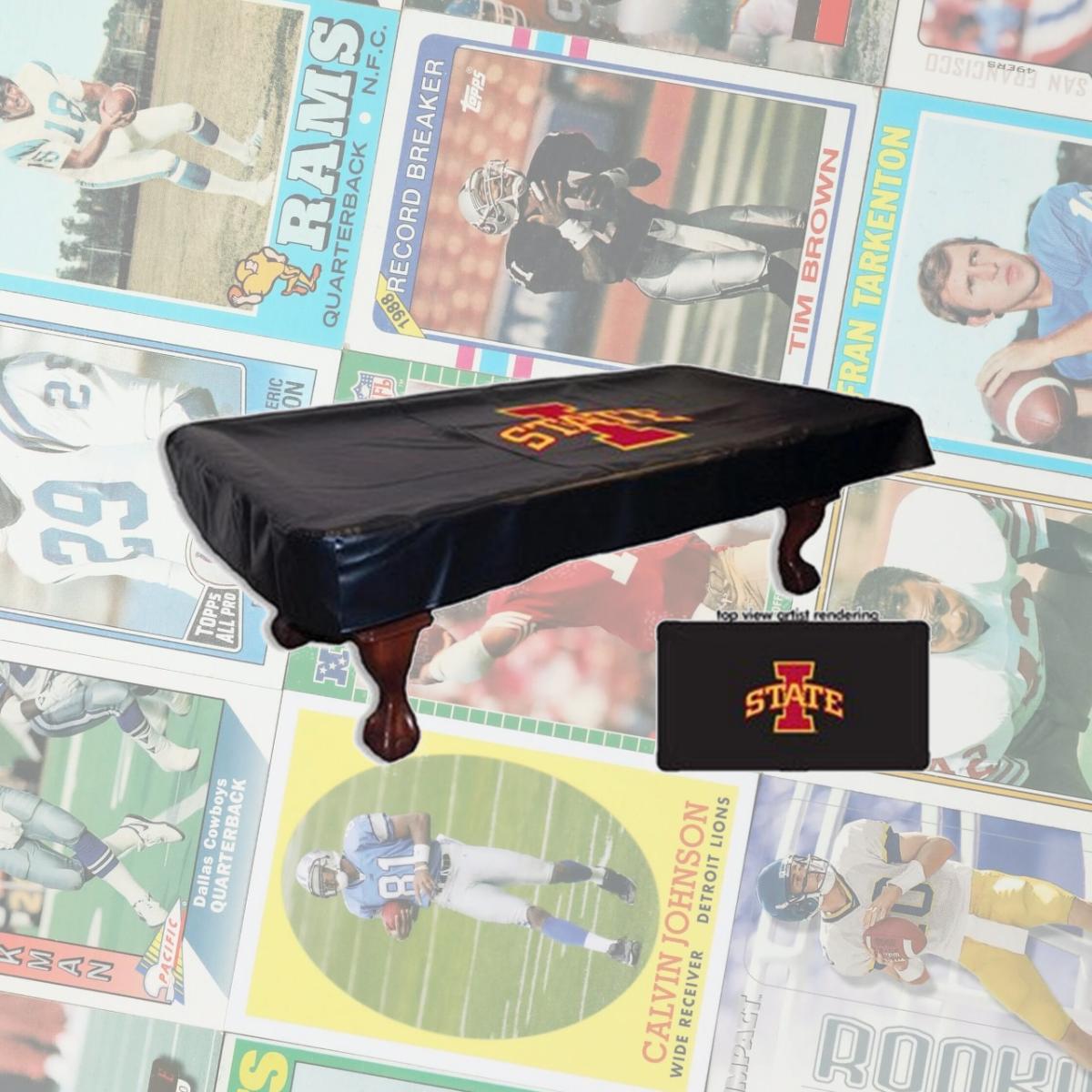 Picture of Holland Bar Stool BCV8IowaSt Iowa State Billiard Table Cover