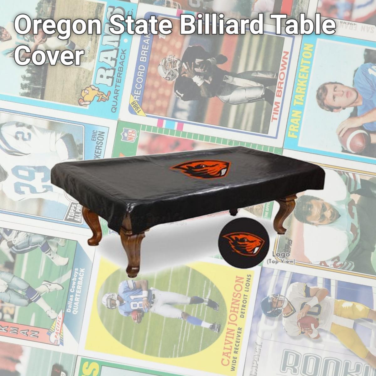 Picture of Holland Bar Stool BCV8OregSt Oregon State Billiard Table Cover