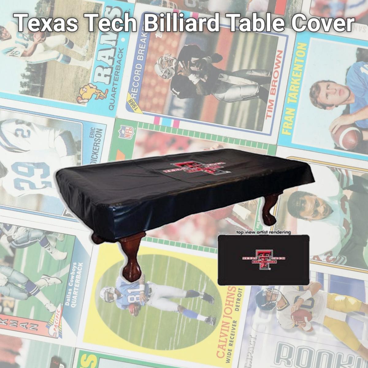 Picture of Holland Bar Stool BCV8TXTech Texas Tech Billiard Table Cover