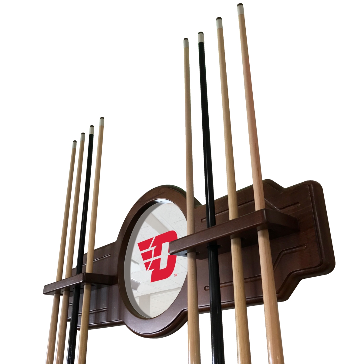 Picture of Holland Bar Stool CueBKDytnUn University of Dayton Cue Rack - Black