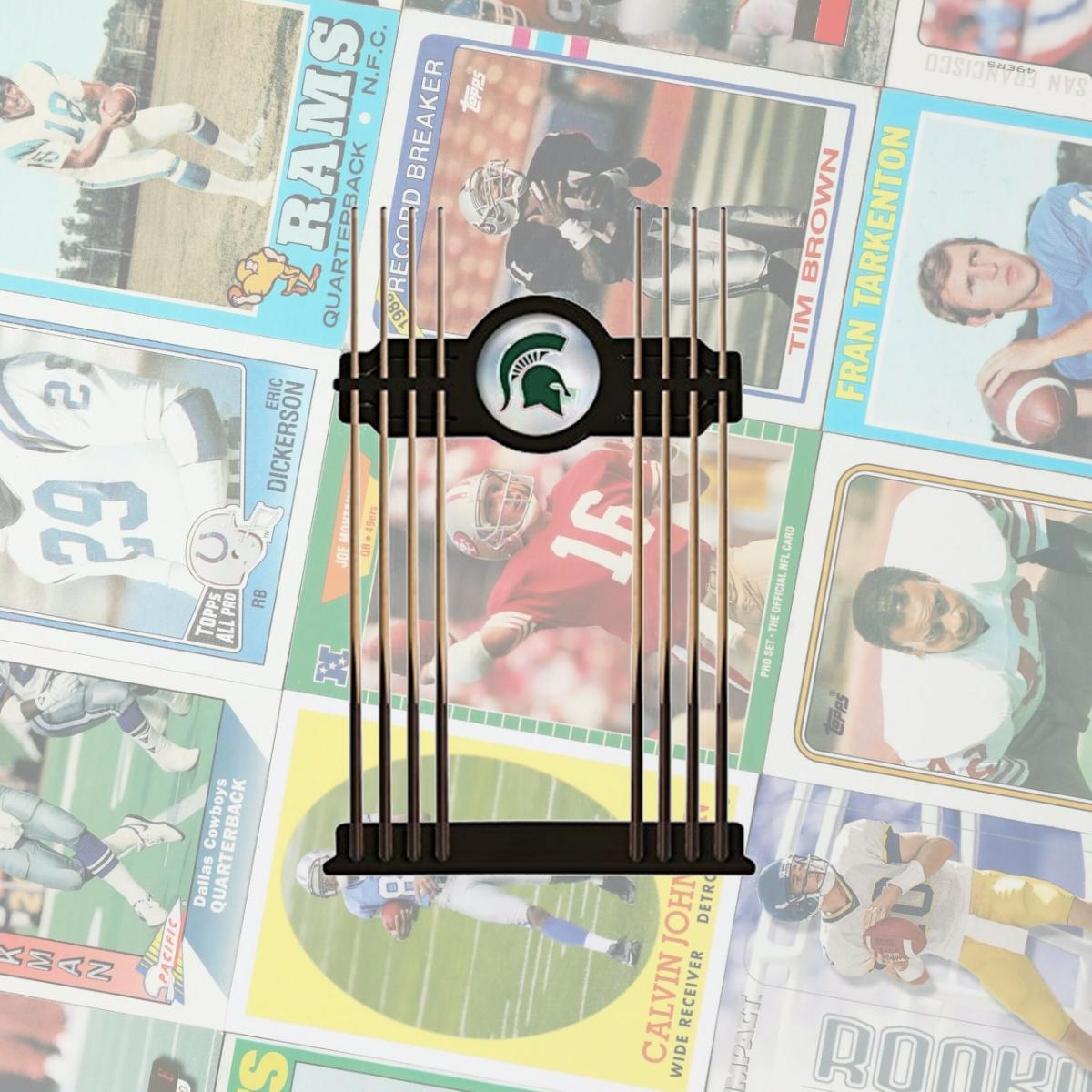 Picture of Holland Bar Stool CueBKMichSt Michigan State Cue Rack - Black