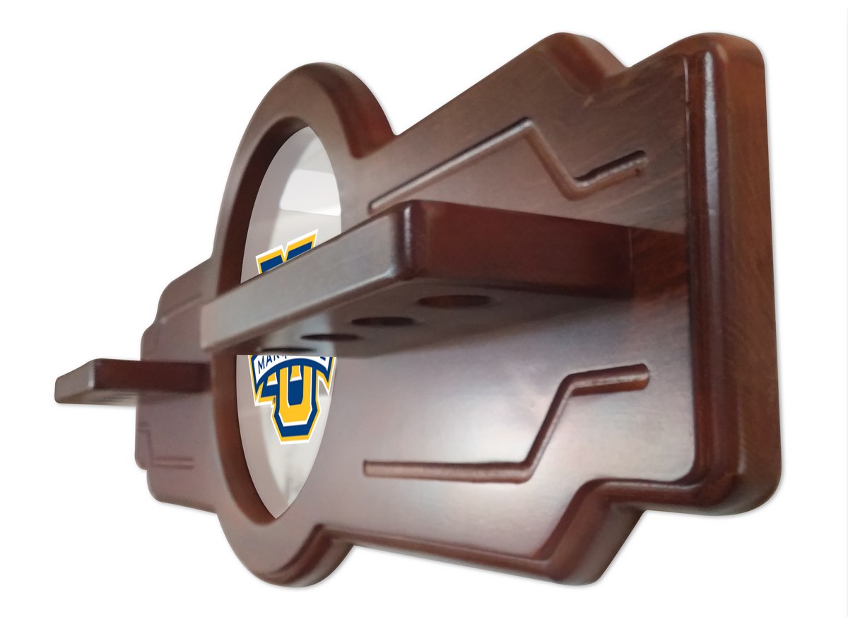 Picture of Holland Bar Stool CueNavMrqtte Marquette University Cue Rack - Navajo