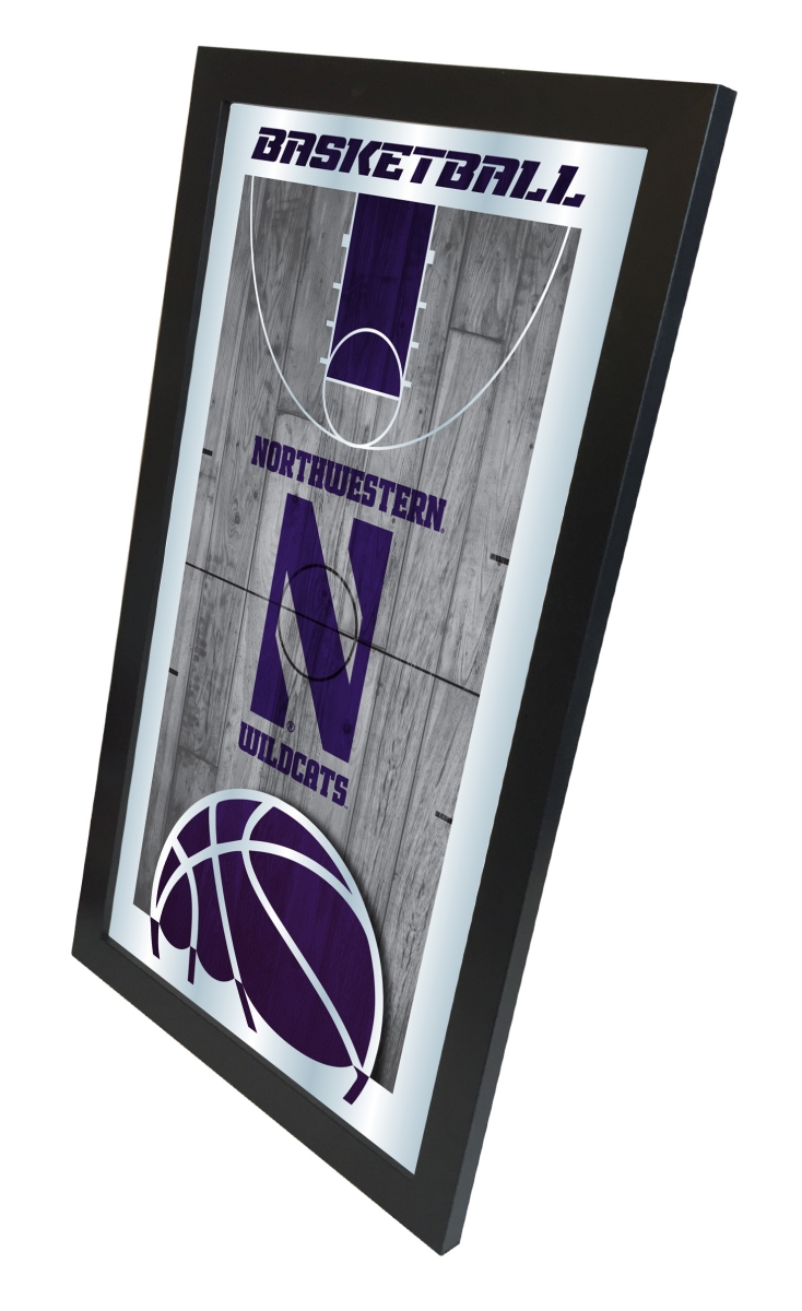 Picture of Holland Bar Stool MBsktNthwst Northwestern 15 x 26 in. Basketball Mirror