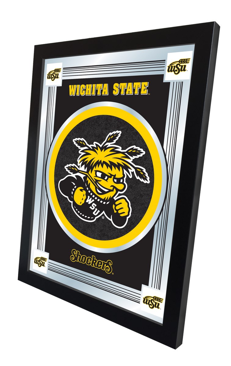 Picture of Holland Bar Stool MLogoWichSt Wichita State 17 x 22 in. University Logo Mirror