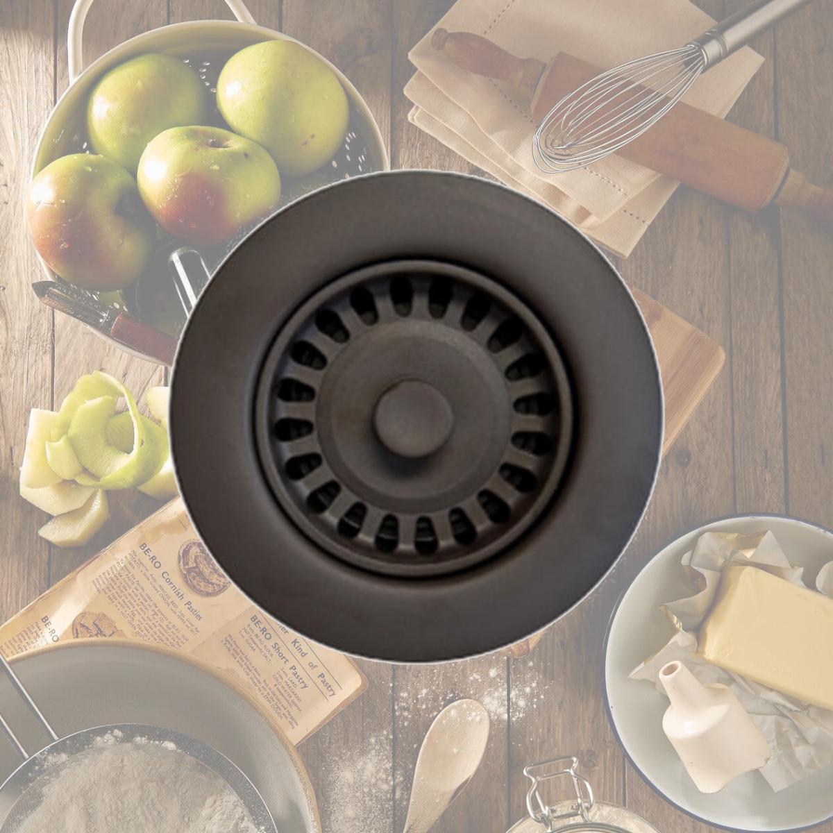 Picture of Houzer 190-9264 3.5 in. Sink Strainer- Plastic - Bronze