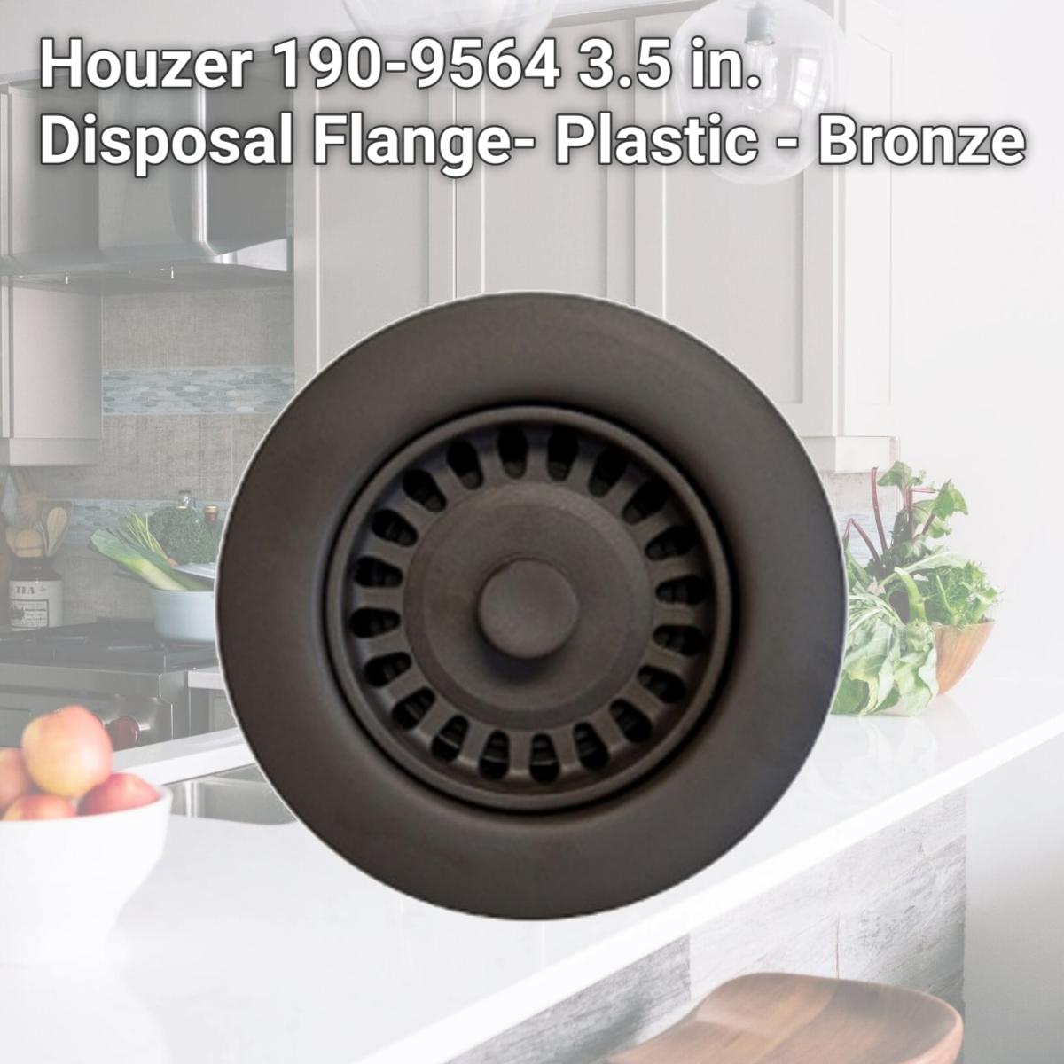 Picture of Houzer 190-9564 3.5 in. Disposal Flange- Plastic - Bronze