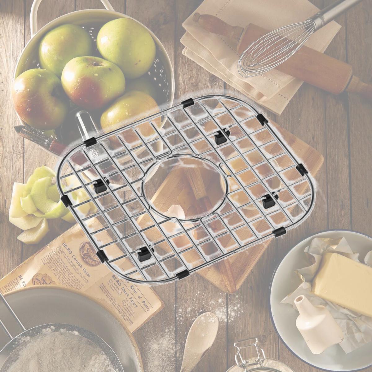 Picture of Houzer BG-1300 10.25 x 8.25 in. Wirecraft Sink Bottom Grid- Stainless Steel