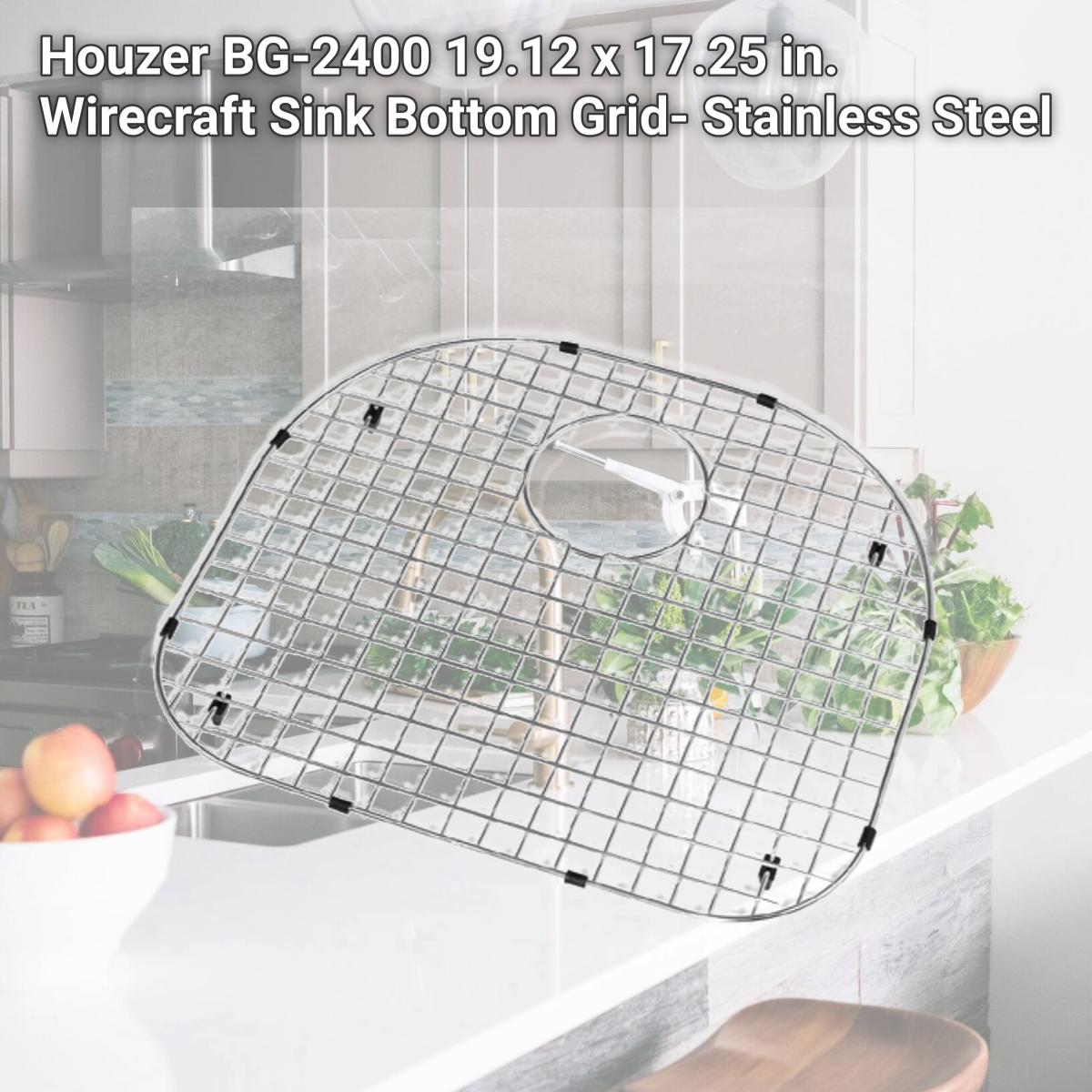 Picture of Houzer BG-2400 19.12 x 17.25 in. Wirecraft Sink Bottom Grid- Stainless Steel