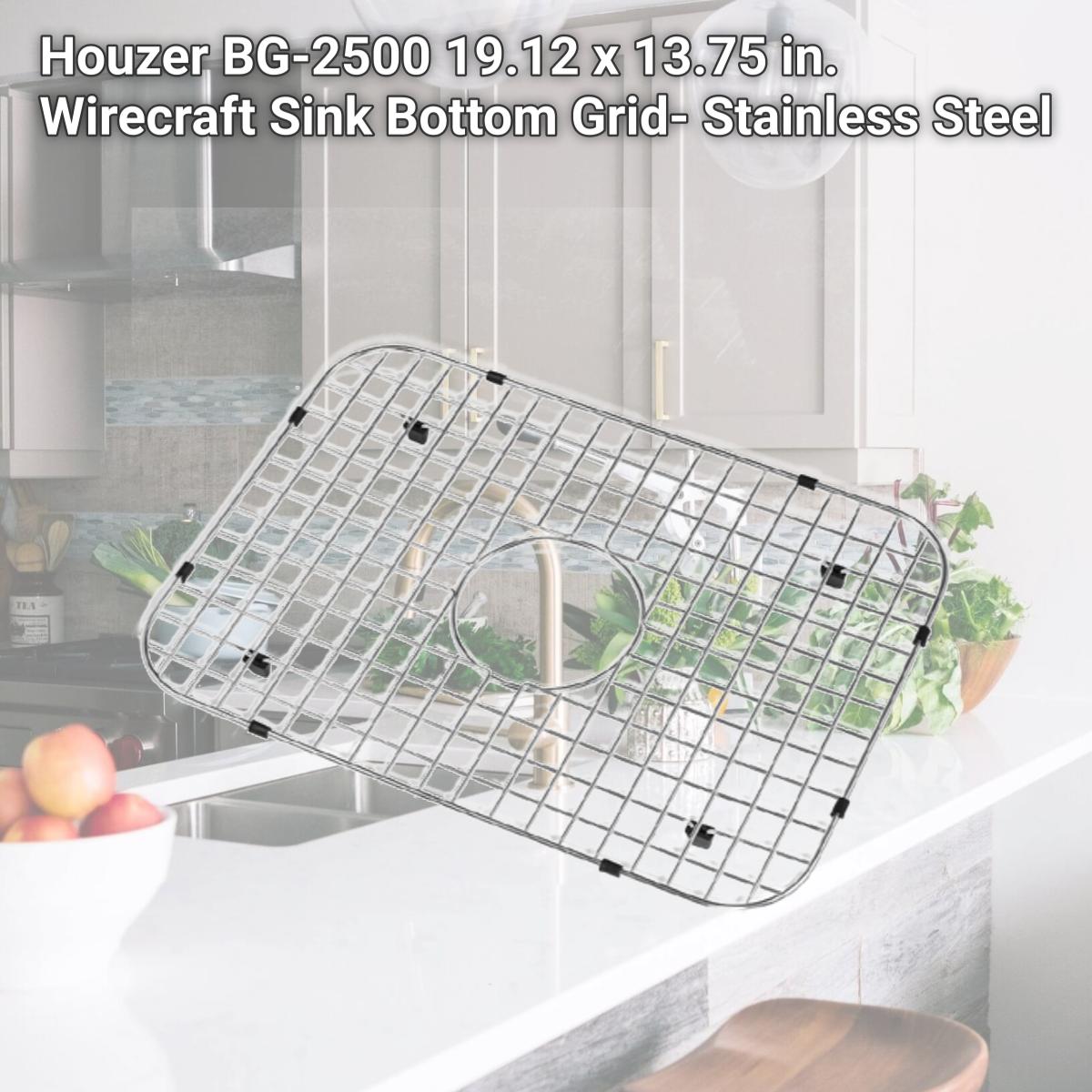 Picture of Houzer BG-2500 19.12 x 13.75 in. Wirecraft Sink Bottom Grid- Stainless Steel