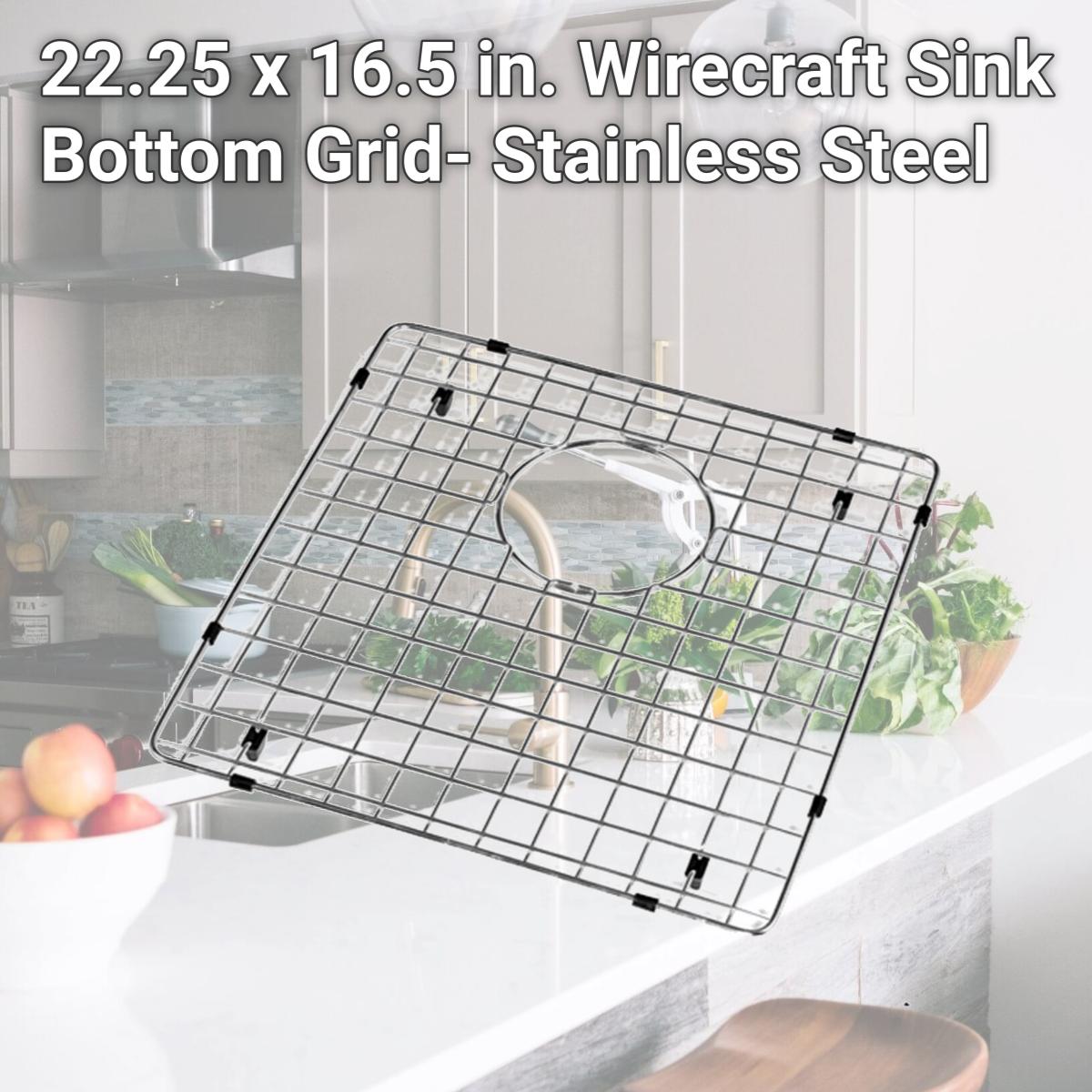 Picture of Houzer BG-2600 22.25 x 16.5 in. Wirecraft Sink Bottom Grid- Stainless Steel
