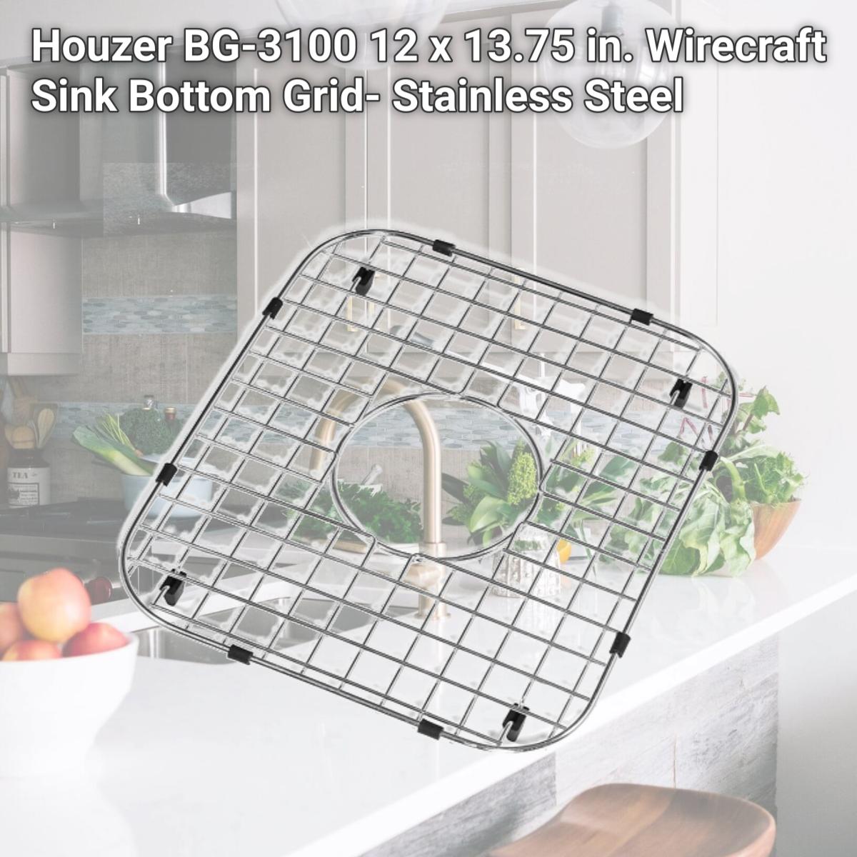 Picture of Houzer BG-3100 12 x 13.75 in. Wirecraft Sink Bottom Grid- Stainless Steel