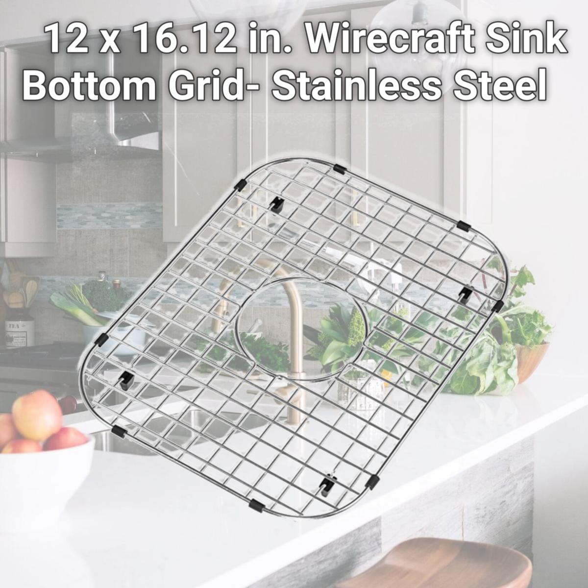 Picture of Houzer BG-3400 12 x 16.12 in. Wirecraft Sink Bottom Grid- Stainless Steel