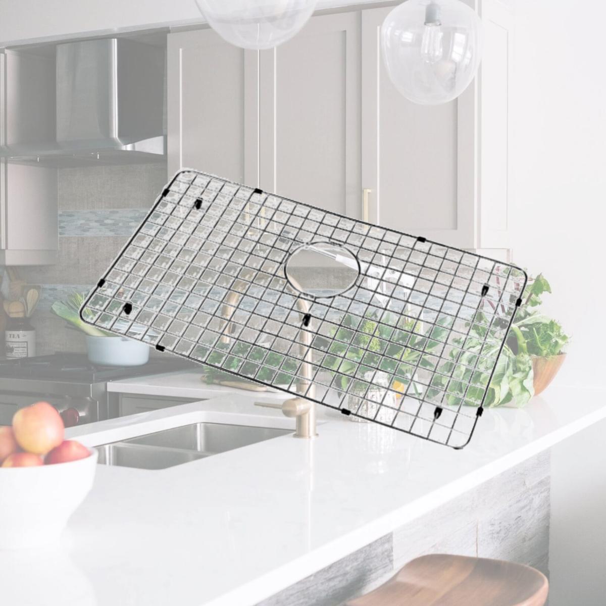 Picture of Houzer BG-7100 27.52 x 17.13 in. Wirecraft Sink Bottom Grid- Stainless Steel