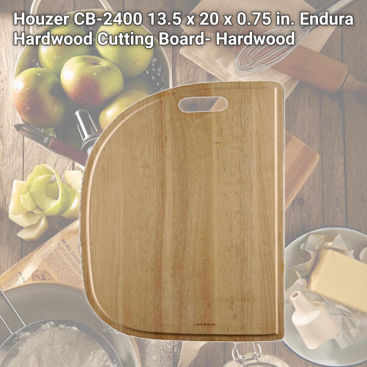Picture of Houzer CB-2400 13.5 x 20 x 0.75 in. Endura Hardwood Cutting Board- Hardwood