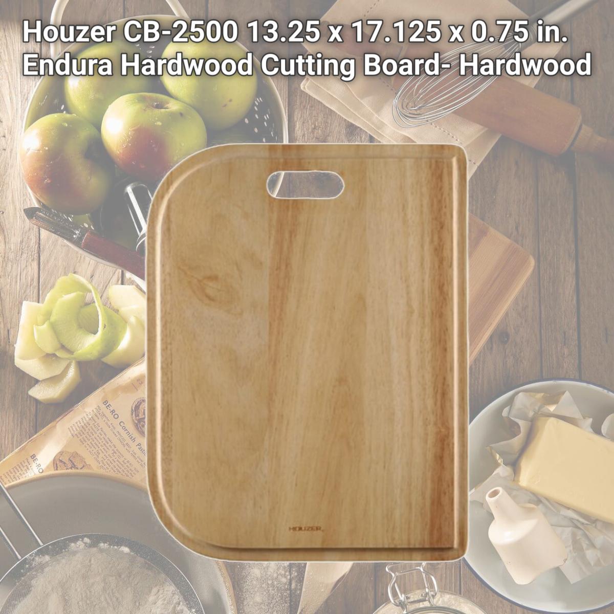 Picture of Houzer CB-2500 13.25 x 17.125 x 0.75 in. Endura Hardwood Cutting Board- Hardwood