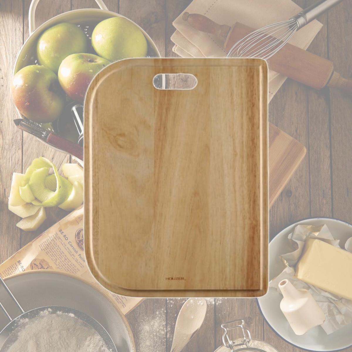 Picture of Houzer CB-2500 13.25 x 17.125 x 0.75 in. Endura Hardwood Cutting Board- Hardwood