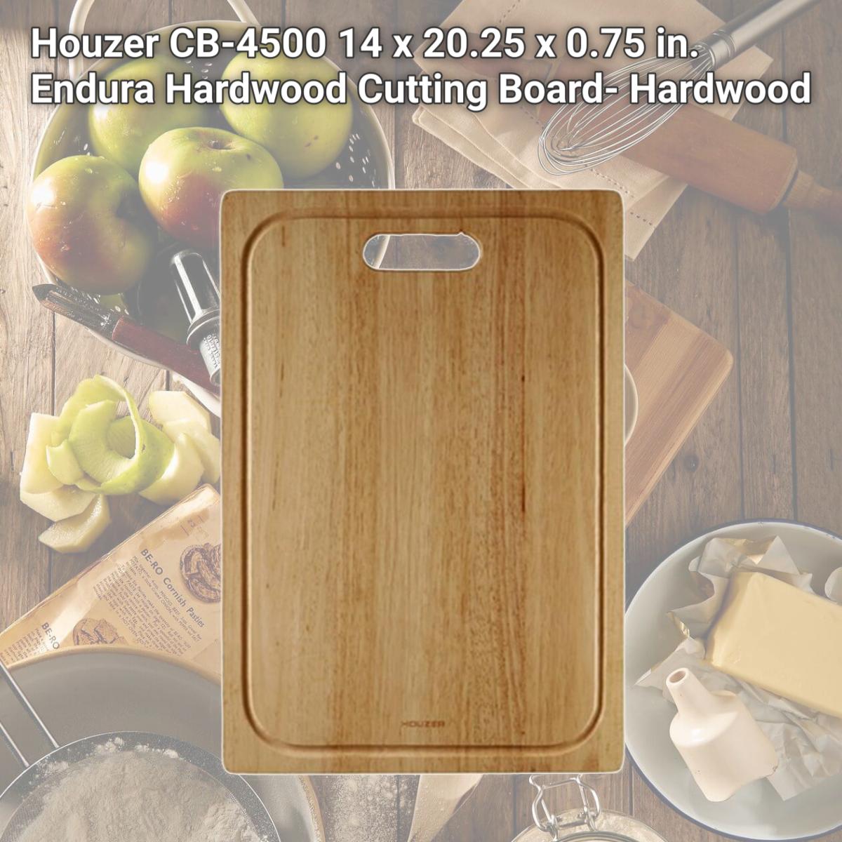 Picture of Houzer CB-4500 14 x 20.25 x 0.75 in. Endura Hardwood Cutting Board- Hardwood