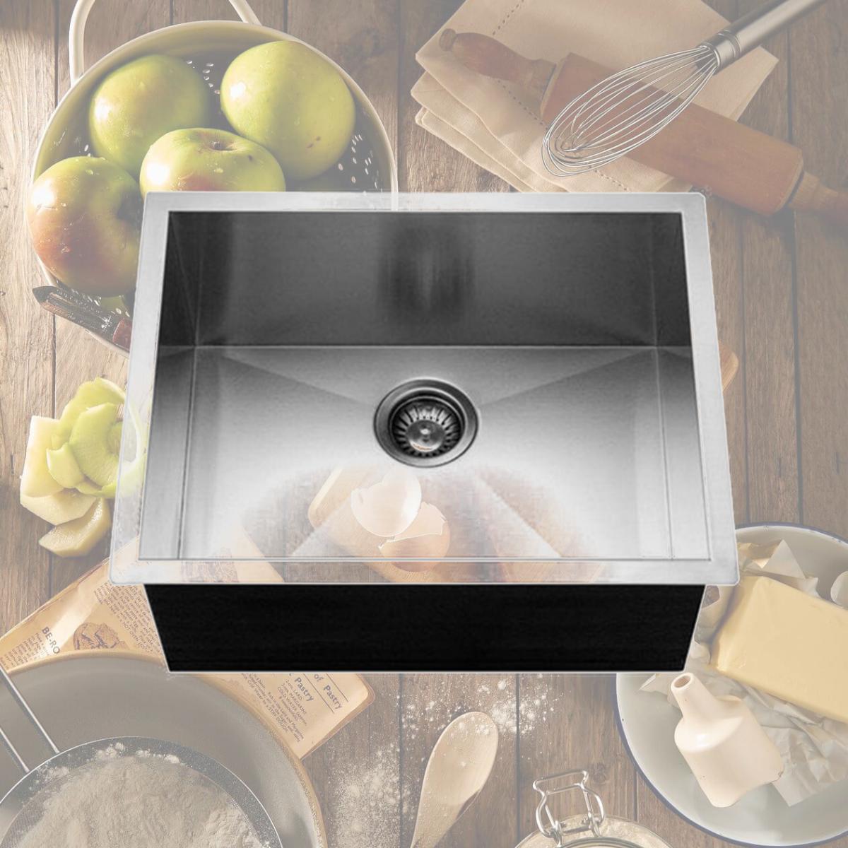 Picture of Houzer CTS-2300 Contempo Series Undermount Stainless Steel Single Bowl Kitchen Sink