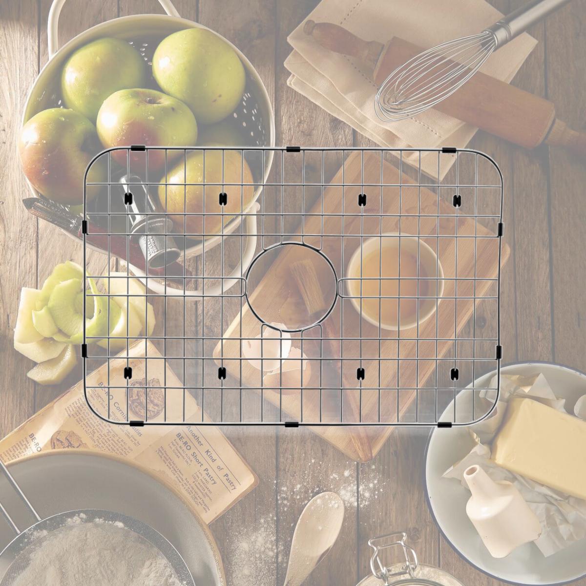 Picture of Houzer BG-7118 27.5 x 15.5 in. Wirecraft Bottom Grid, Stainless Steel