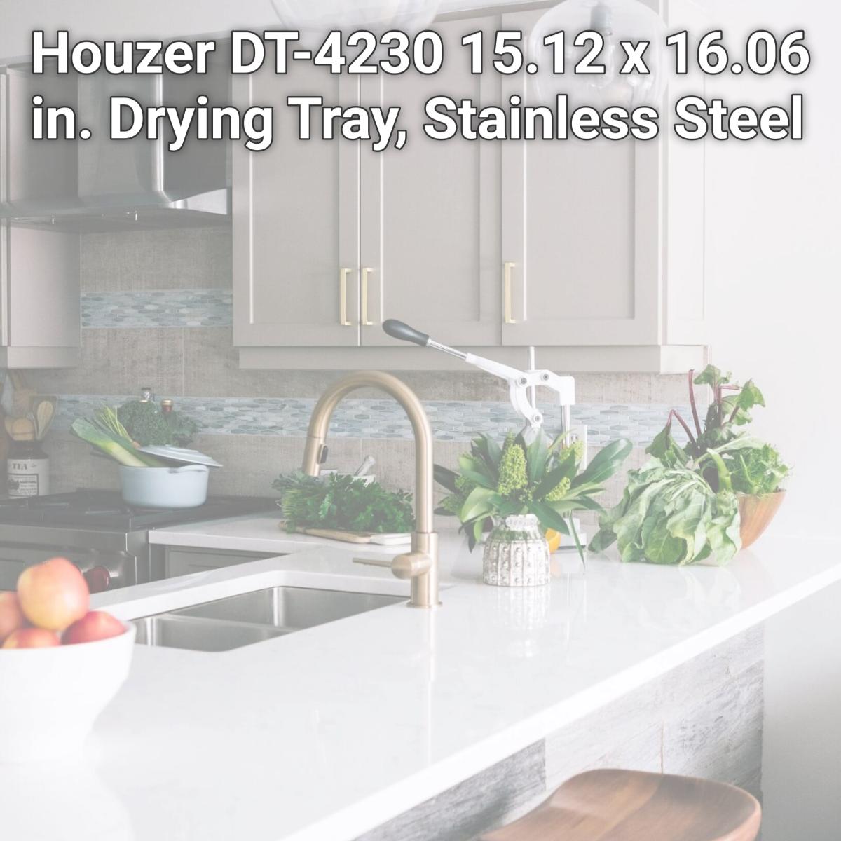 Picture of Houzer DT-4230 15.12 x 16.06 in. Drying Tray, Stainless Steel