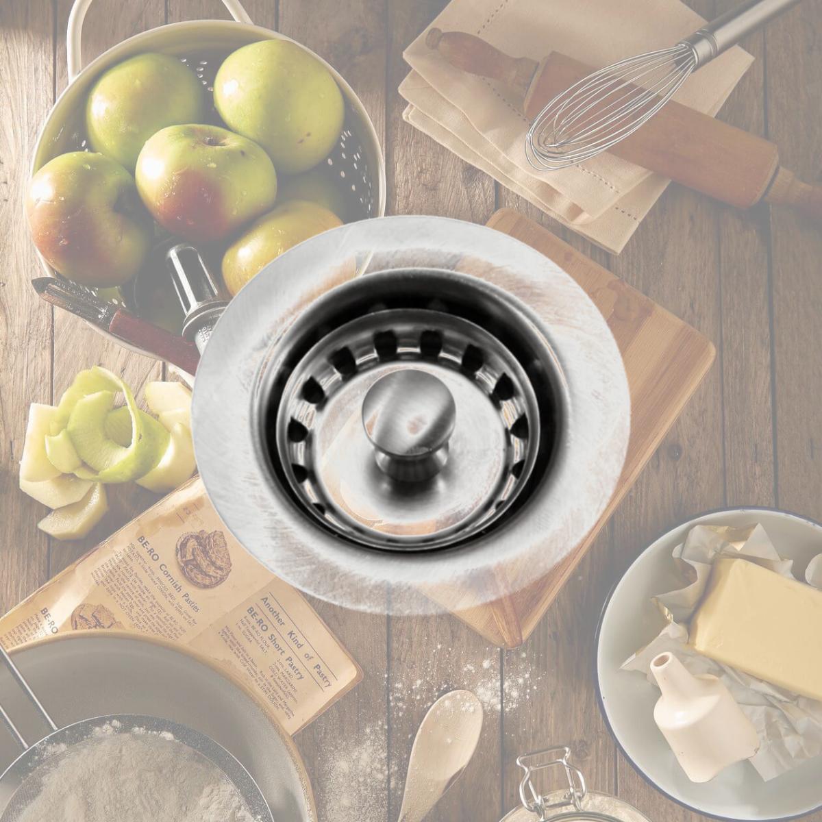 Picture of Houzer 190-4200-10 2.5 in. Junior Basket Strainer, Stainless Steel - Pack of 10