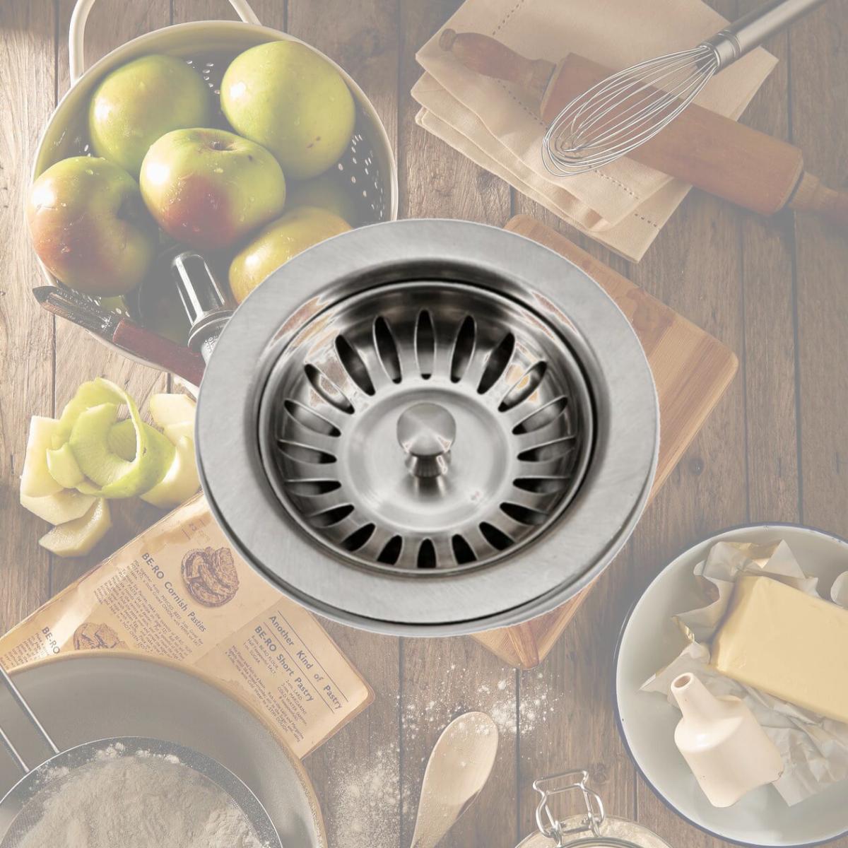 Picture of Houzer 190-9180-10 3.5 in. Basket Strainers, Stainless Steel - Pack of 10