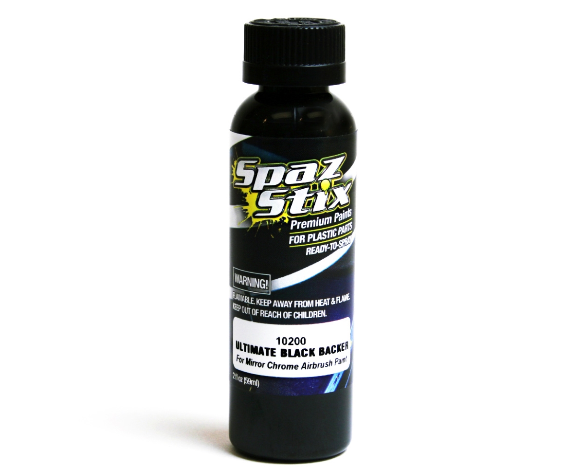 Szx10200 Ultimate Black Backer For Mirror Chrome Airbrush Paint - 2 Oz