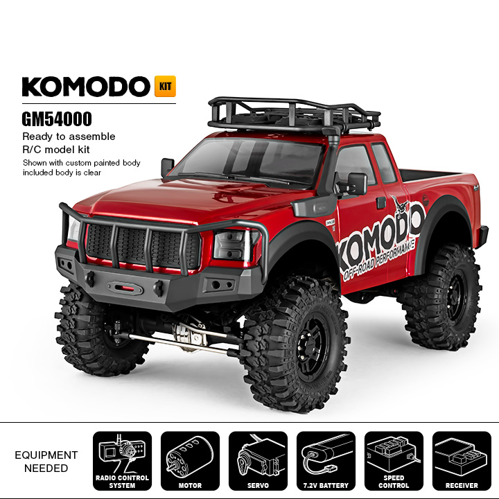 Gma54000 Komodo Gs01 4wd Off-road Adventure Vehicle Kit