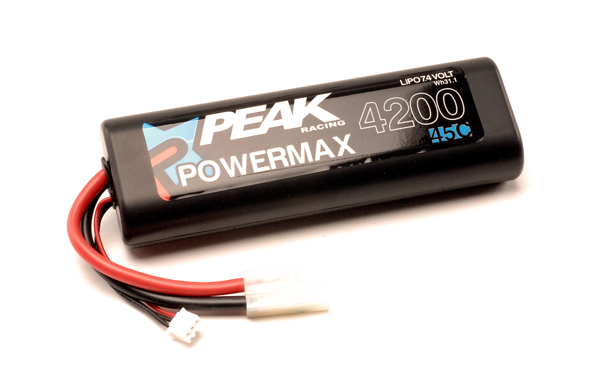 Pek00568 Power Max Sport 4200 Lipo Battery - 7.4 V T Plug 45c