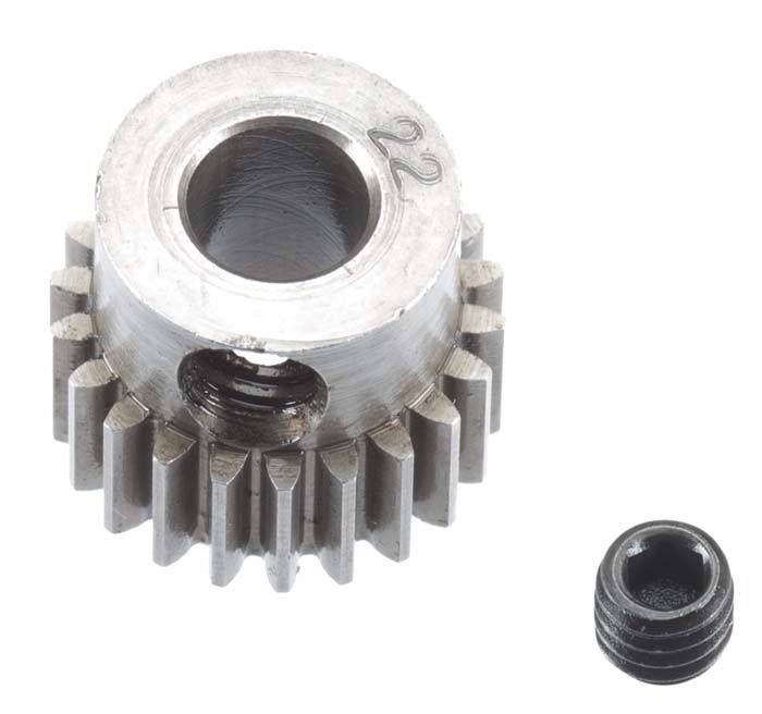 Rrp2022 Hard 48 Pitch Machined 22 Tooth Pinion - 5 Mm