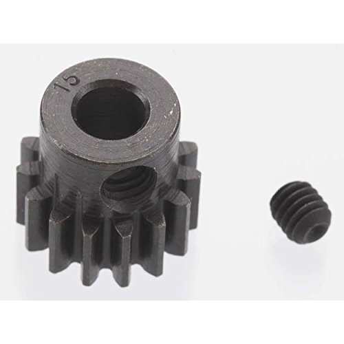 Extra Hard 15 Tooth Blackened Steel 32 Pitch Pinion - 5 Mm