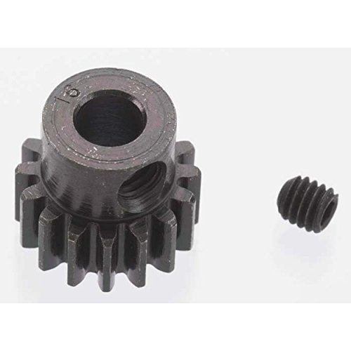 Extra Hard 16 Tooth Blackened Steel 32 Pitch Pinion - 5 Mm