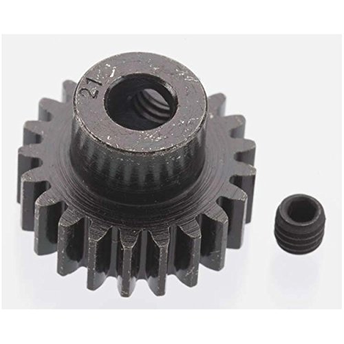 Extra Hard 21 Tooth Blackened Steel 32 Pitch Pinion - 5 Mm