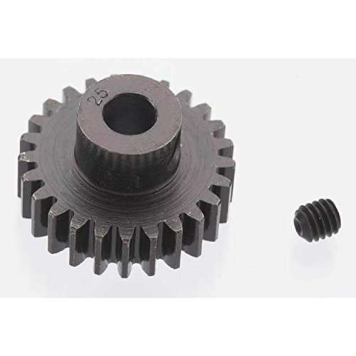 Extra Hard 25 Tooth Blackened Steel 32 Pitch Pinion - 5 Mm