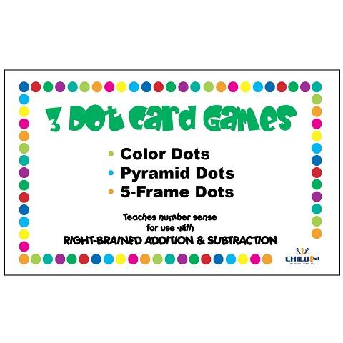 Child 1st Publications HBRBAS-DOT Right Brained Addition & Subtraction Dot Card Games Child 1st Publications HBRBAS-DOT Right Brained Addition & Subtraction Dot Card Games