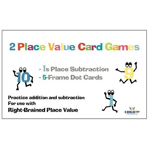 Child 1st Publications HBRBPV-S1 Right Brained Place Value Subtracting Ones Cards Child 1st Publications HBRBPV-S1 Right Brained Place Value Subtracting Ones Cards