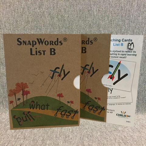Child 1st Publications HBSWB1 Snap Words List B Teaching Cards Child 1st Publications HBSWB1 Snap Words List B Teaching Cards