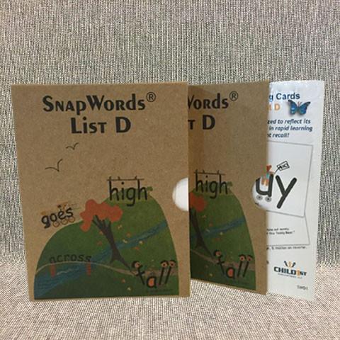 Child 1st Publications HBSWD1 Snap Words List D Teaching Cards Child 1st Publications HBSWD1 Snap Words List D Teaching Cards