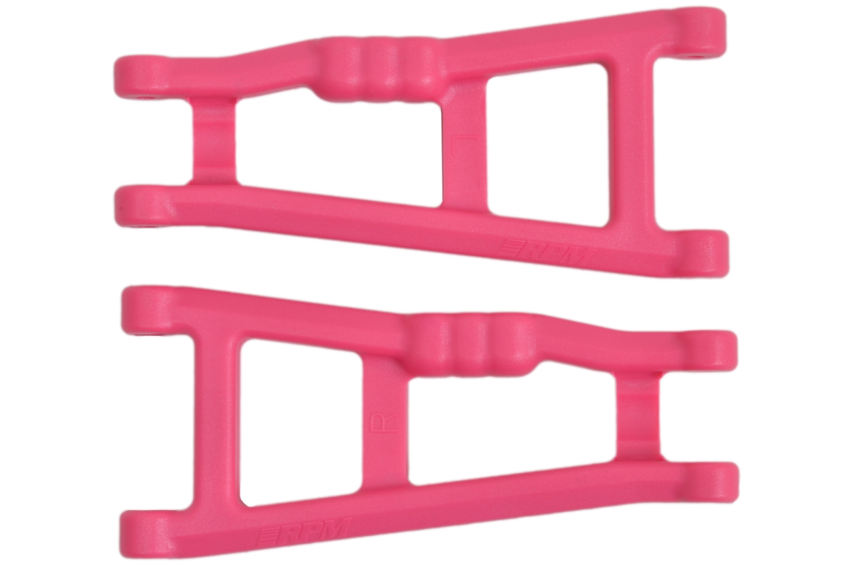 Rpm80187 Rear A-arms, Pink For Traxxas Electric Rustler & Stampede