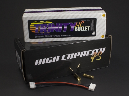 Tritep2310 4s 14.8v 6000mah 60c 1-8 E-buggy Pack With 5 Mm Bullets