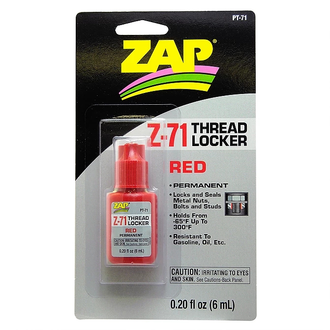 Paapt-71 0.2 Oz Red Thread Locker Bottle