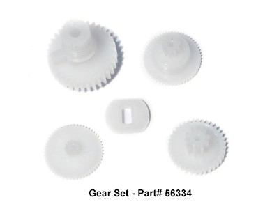 Hrc56334 Nylon Gear Set For Hs-425bb, Hs-422