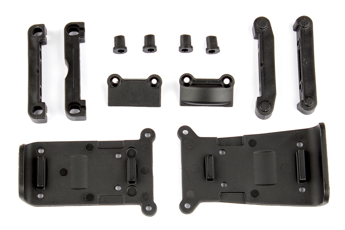 Asc21501 Skid Plates & Arm Mounts For Reflex 14t Or 14b