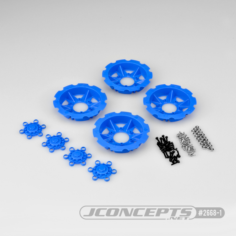 Jco26681 Tracker Wheel Discs, Blue - 4 Piece