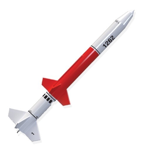 Est7266 Nova Model Rocket Kit, Skill Level 2 - Red
