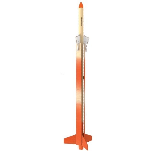 Est7272 Mini A Heli Model Rocket Kit, Skill Level 3