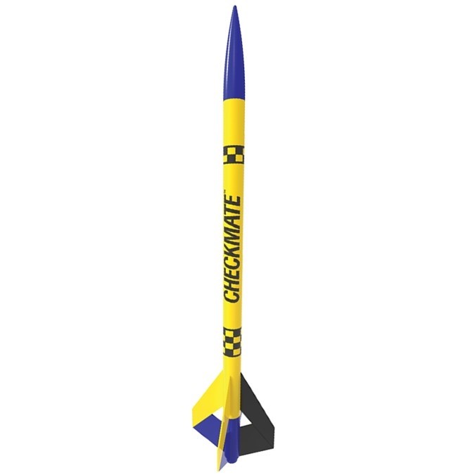 Est7276 Checkmate Model Rocket Kit, Skill Level 1